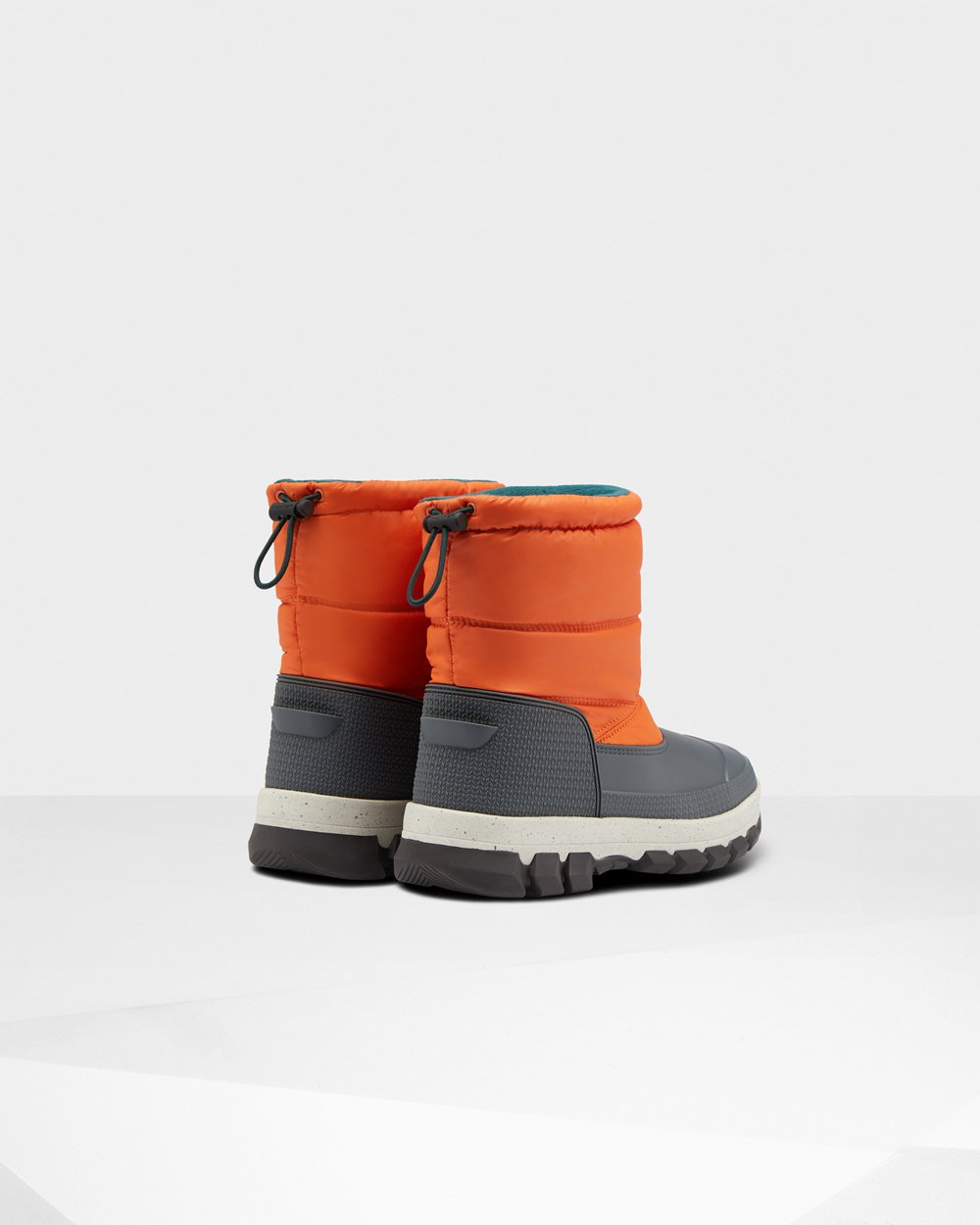 Snow Boots Dames - Hunter Original Insulated Short - Oranje - 37RQNOTJS